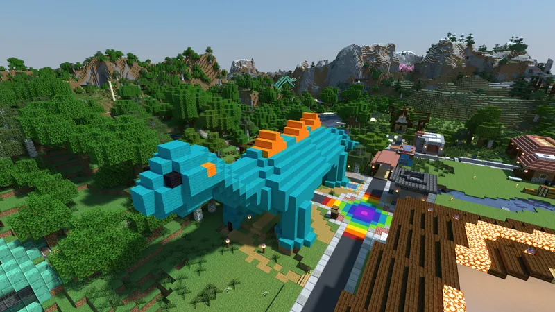 The Dinosaur Hotel in Old Spawn City